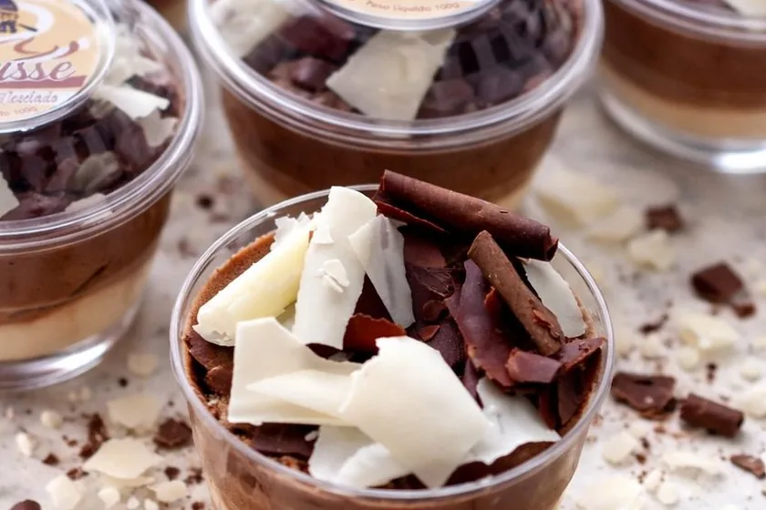 Mousse Chocolate Mesclado